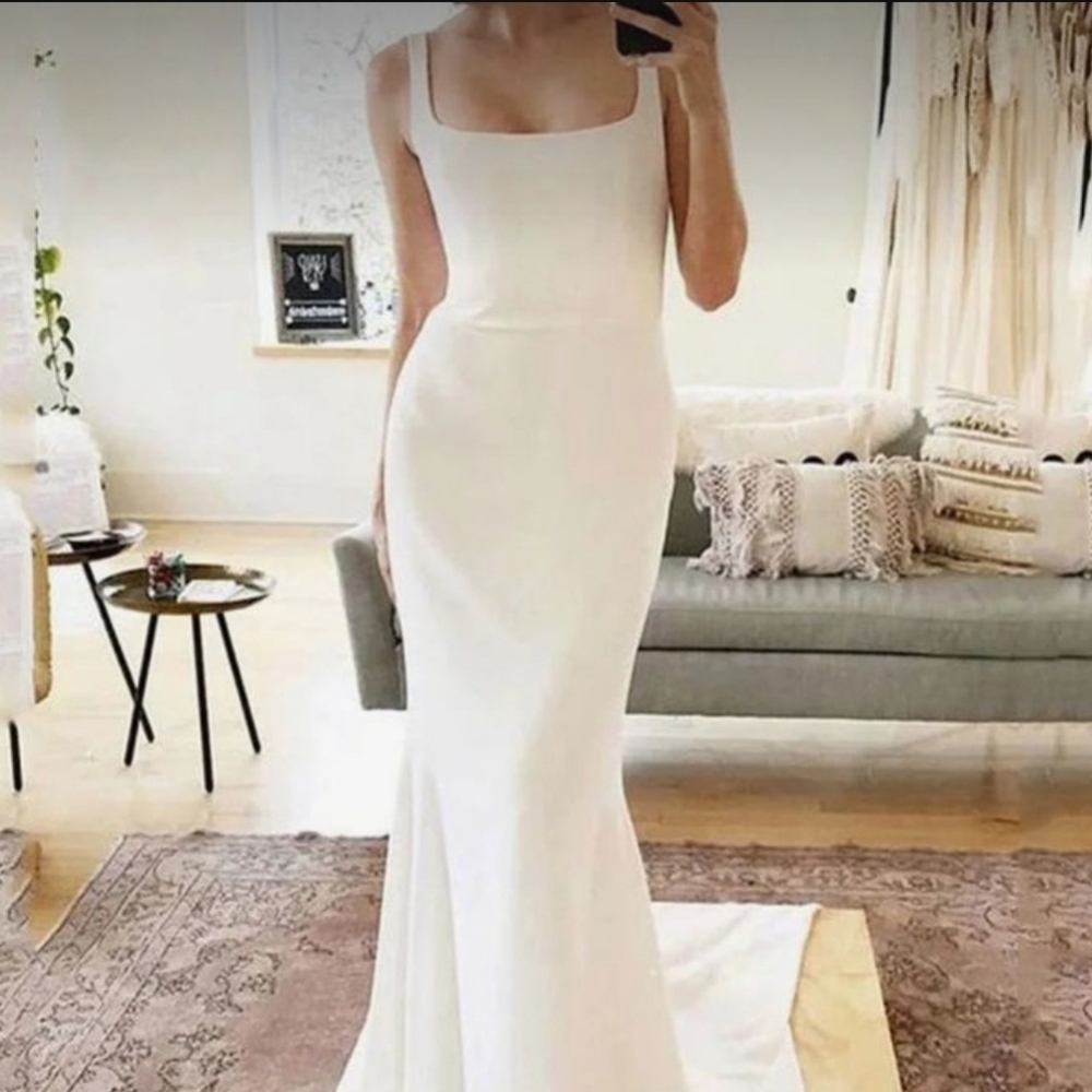 Repost - Brand New NWT Sheath Wedding Gown